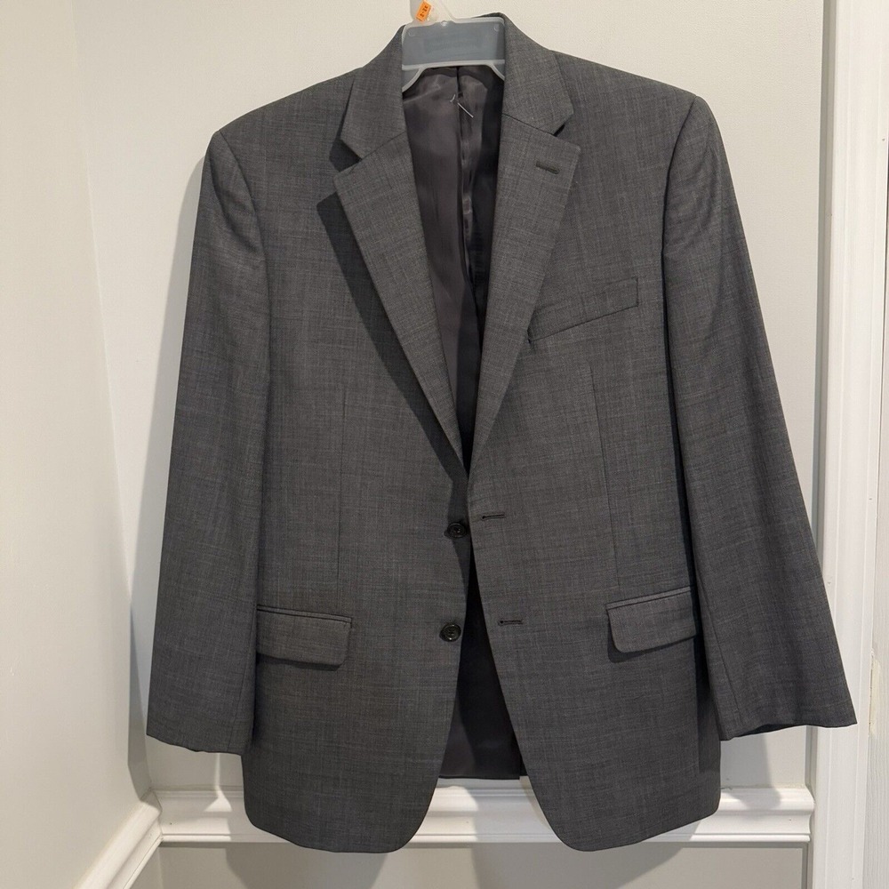 Lauren Ralph Lauren Lord&Taylor Men 100% Wool‎ Blazer Suit Sport Coat Gray 38R